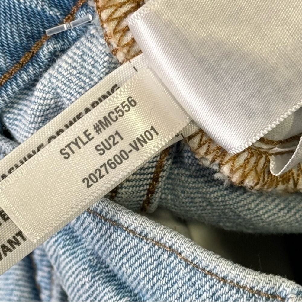 Madewell The High-Rise Slim Crop Boyjean in Dumas Wash: Ripped Edition MC556 W29 - Picture 10 of 14